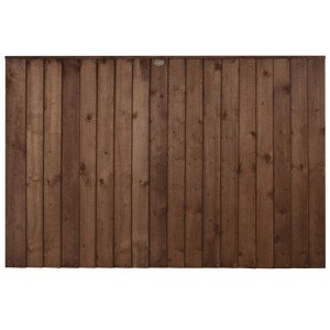 Closeboard Fence Panel 4ft - Pressure Treated Brown