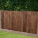 Closeboard Fence Panel 4ft - Pressure Treated Brown