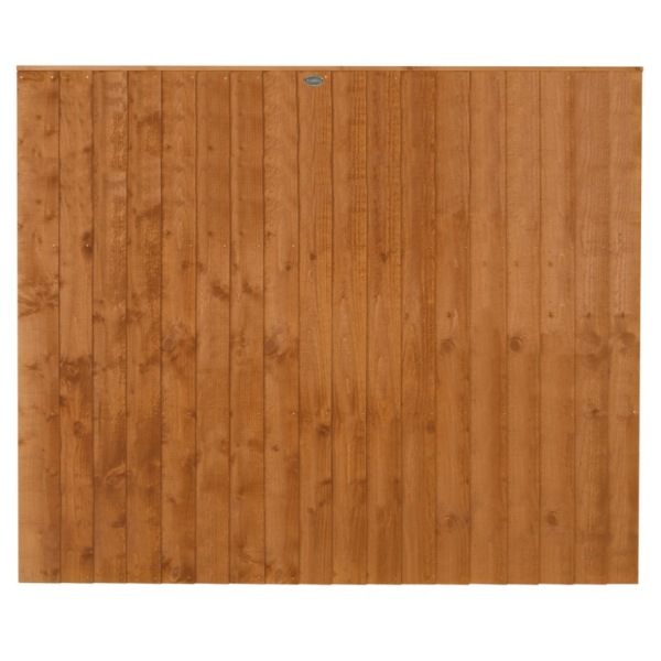 Closeboard Fence Panel 5ft - Golden Brown