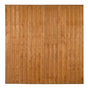 Closeboard Fence Panel 6ft - Golden Brown