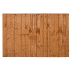 Closeboard Fence Panel 4ft - Golden Brown