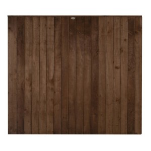 Closeboard Fence Panel 5ft - Pressure Treated Brown