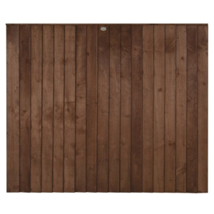 Closeboard Fence Panel 5ft 6in - Pressure Treated Brown