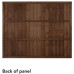 Closeboard Fence Panel 5ft 6in - Pressure Treated Brown