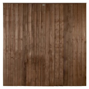 Closeboard Fence Panel 6ft - Pressure Treated Brown