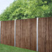 Closeboard Fence Panel 6ft - Pressure Treated Brown