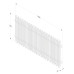Contemporary Picket Fence Panel 183cm x 90cm