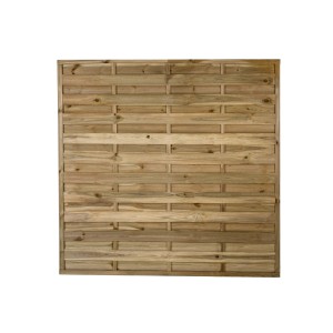 Decorative Flat Top Fence Panel 180cm x 180cm