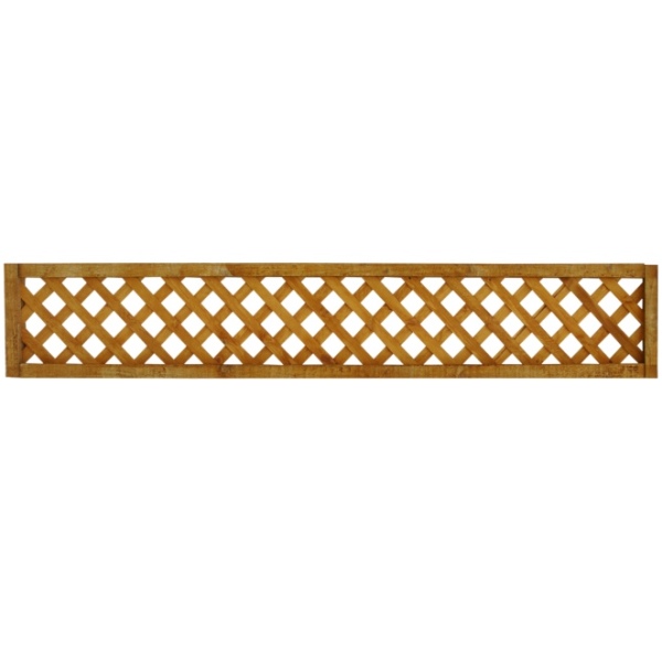 Diamond Lattice Fence Topper 6ft x 1ft