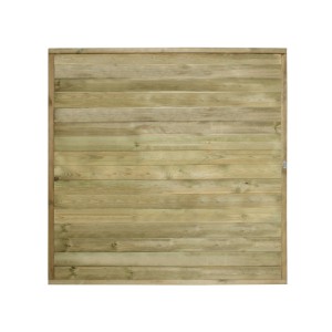 Tongue and Groove Horizontal Board Fence Panel 6ft