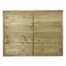Horizontal Tongue and Groove 6ft (1.83m x 1.83m) Pressure Treated Fence Panel