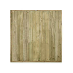 Tongue and Groove Vertical Board Fence Panel 6ft