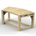 Curved Wooden Benches - Set of 2