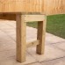 Backless Wooden Dining Bench