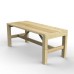 Rectangular Wooden Garden Dining Table