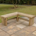 Double Corner Sleeper Bench 1.2m