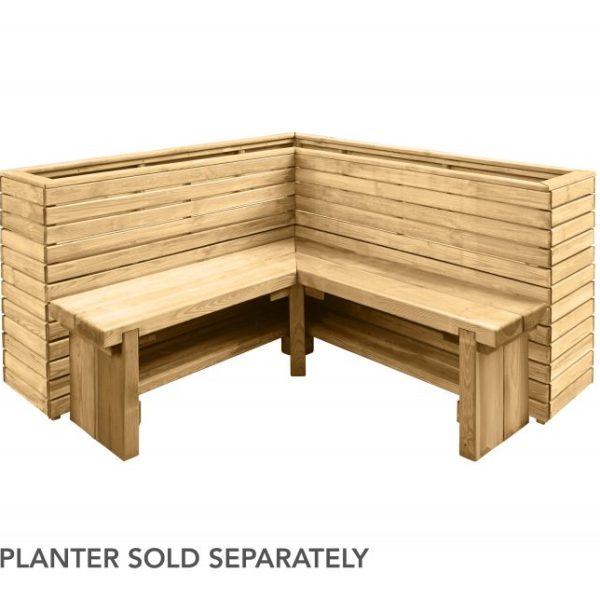 Railway sleeper corner bench new arrivals