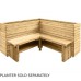 Double Corner Sleeper Bench 1.2m