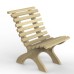 Kuba Curved Wooden Chair