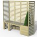Modular Garden Seating Set - Design 2 (Seats Up To 3)