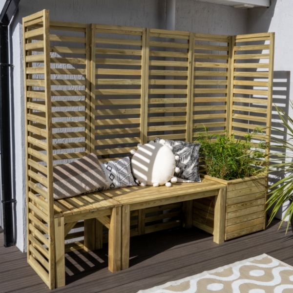 Modular Garden Seating Set - Design 2 (Seats Up To 3)