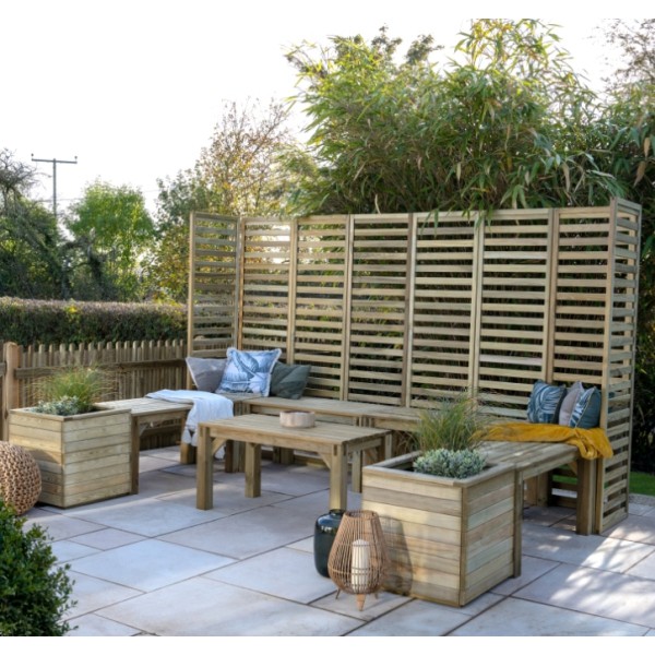 Modular Garden Seating Set - Design 4 (Seats 8 To 10)