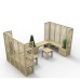 Modular Garden Seating Set - Design 5 (Seats Up To 10)