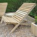 Slatted Wooden Garden Chair