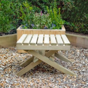 Slatted Wooden Garden Coffee Table
