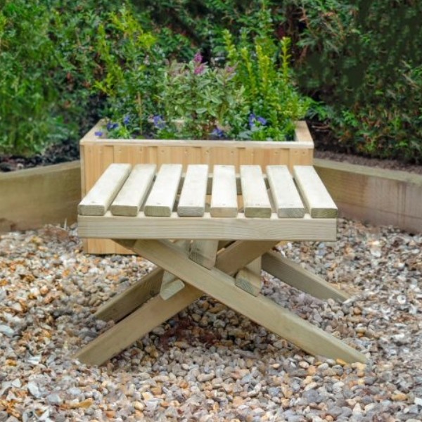 Slatted Wooden Garden Coffee Table