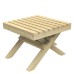 Slatted Wooden Garden Coffee Table