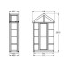 Georgian Tall Wall Greenhouse with Auto Vent