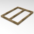 Forest Pressure Treated Shed Base 4 x 3 