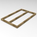 Forest Overlap 5 x 3 Shed Base