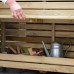 Linear Tall Planter With Storage