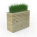 Linear Tall Planter With Storage