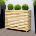 Linear Tall Planter With Storage