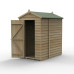 4Life Overlap Pressure Treated 4 x 6 Apex Shed - No Window
