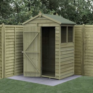 4Life Overlap Pressure Treated 5 x 3 Apex Shed