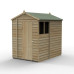 4Life Overlap Pressure Treated 5 x 7 Apex Shed