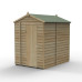 4Life Overlap Pressure Treated 5 x 7 Apex Shed - No Window