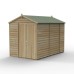 4Life Overlap Pressure Treated 6 x 10 Apex Double Door Shed - No Window