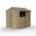 4Life Overlap Pressure Treated 6 x 8 Apex Shed