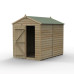 4Life Overlap Pressure Treated 6 x 8 Apex Shed - No Window