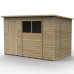4Life Overlap Pressure Treated 10 x 6 Pent Shed