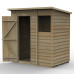 4Life Overlap Pressure Treated 6 x 4 Pent Shed