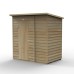 4Life Overlap Pressure Treated 6 x 4 Pent Shed - No Window