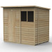 4Life Overlap Pressure Treated 7 x 5 Pent Shed