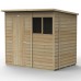 4Life Overlap Pressure Treated 7 x 5 Pent Shed