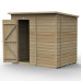4Life Overlap Pressure Treated 7 x 5 Pent Shed - No Window